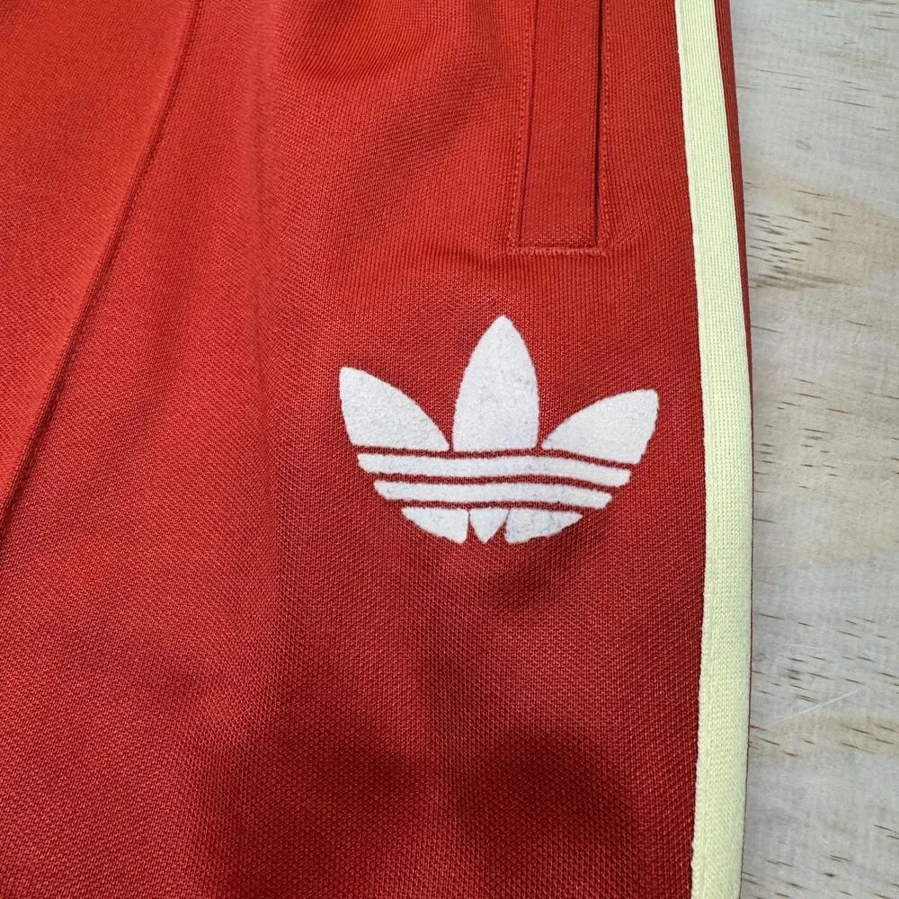 NEW Colombia adidas Beckenbauer Track Pants Tribe Orange Red Almost Yellow 2XL
